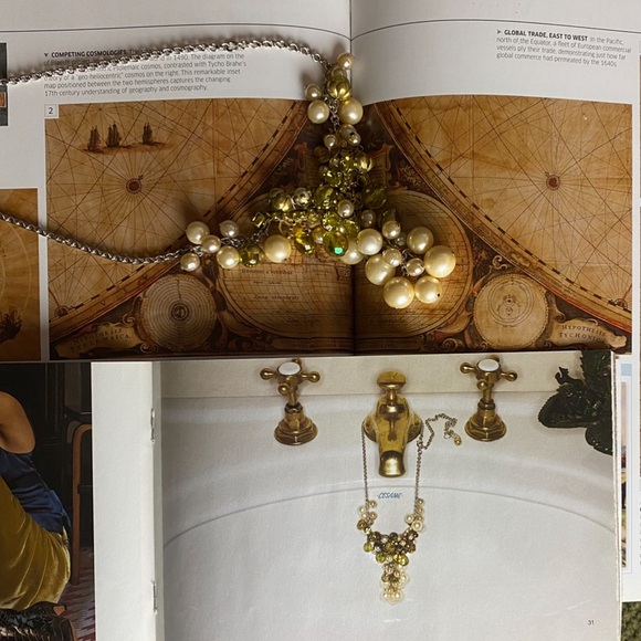 2005 Anthro “Nouveau Pearl Necklace” by Rada - Picture 8 of 16